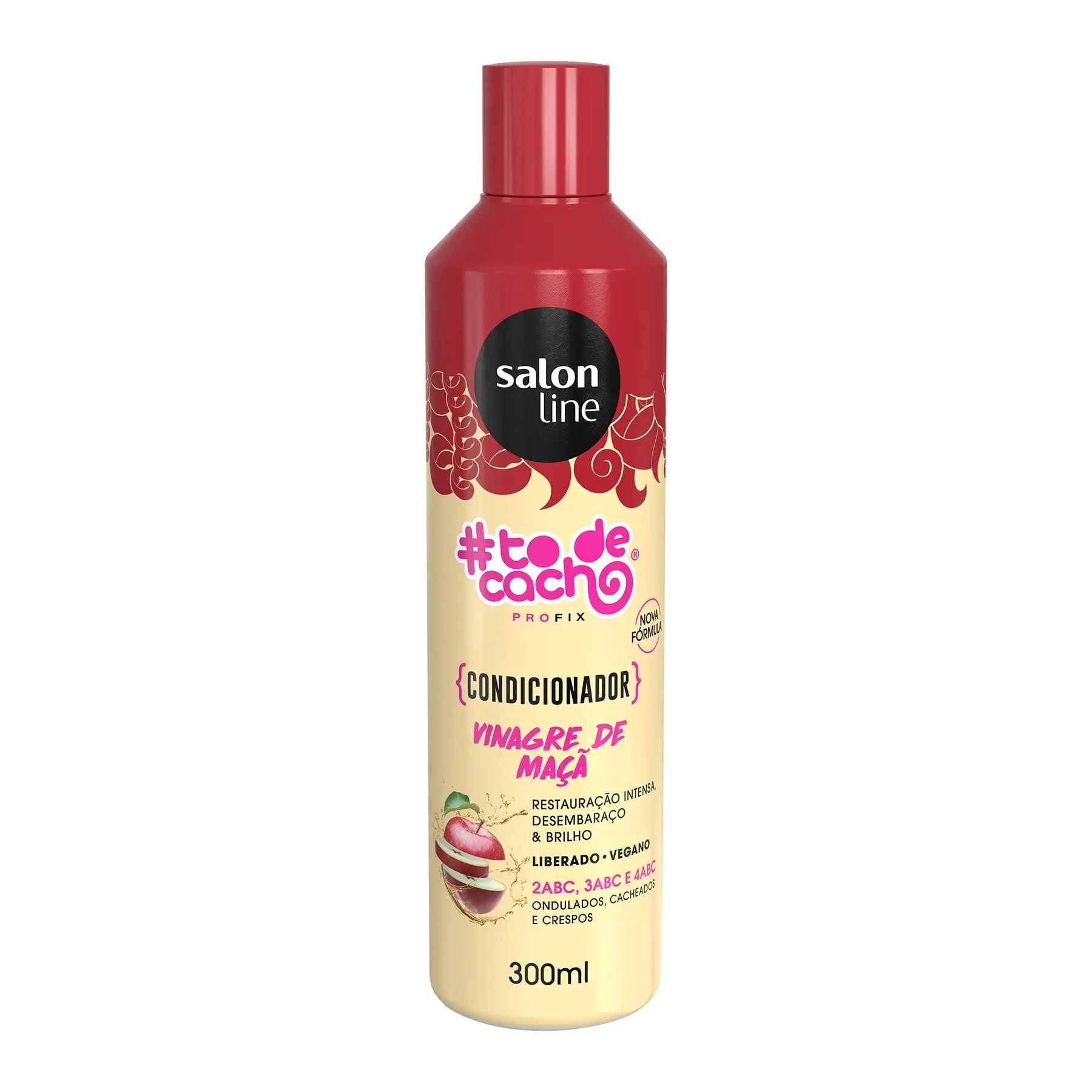 #TODECACHOS Condicionador Vinagre De Maçã 300ml - Salon Line