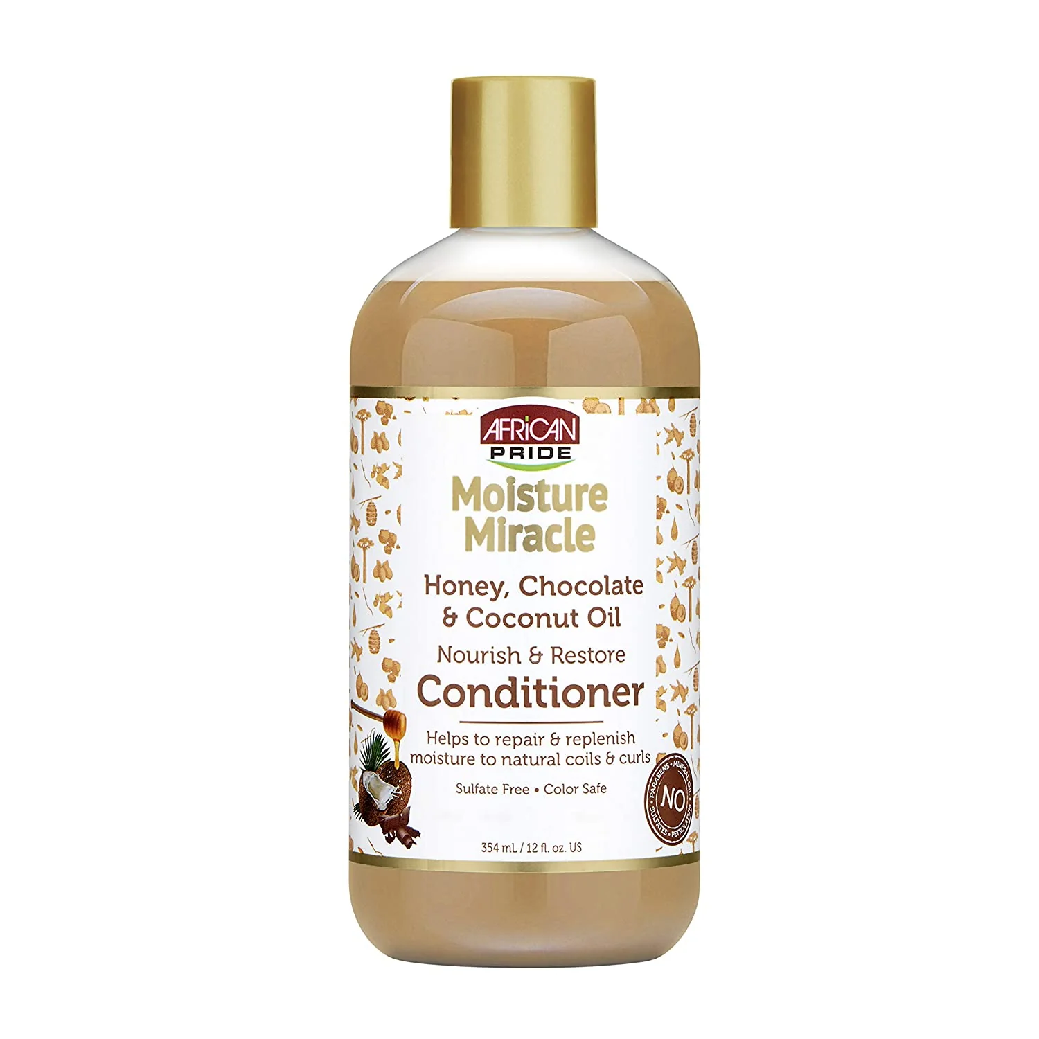 African Pride Condicionador De Mel E Oleo De Coco 473Ml 16Oz