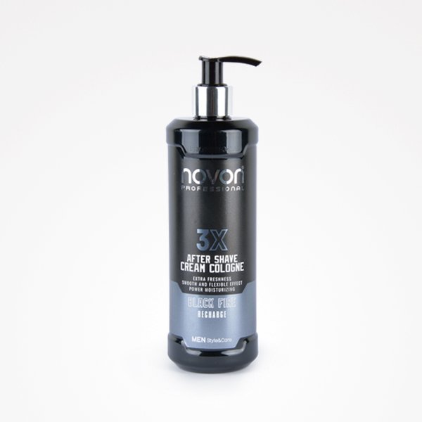After Shave Creme De Colonia Black Fire 400Ml Novon