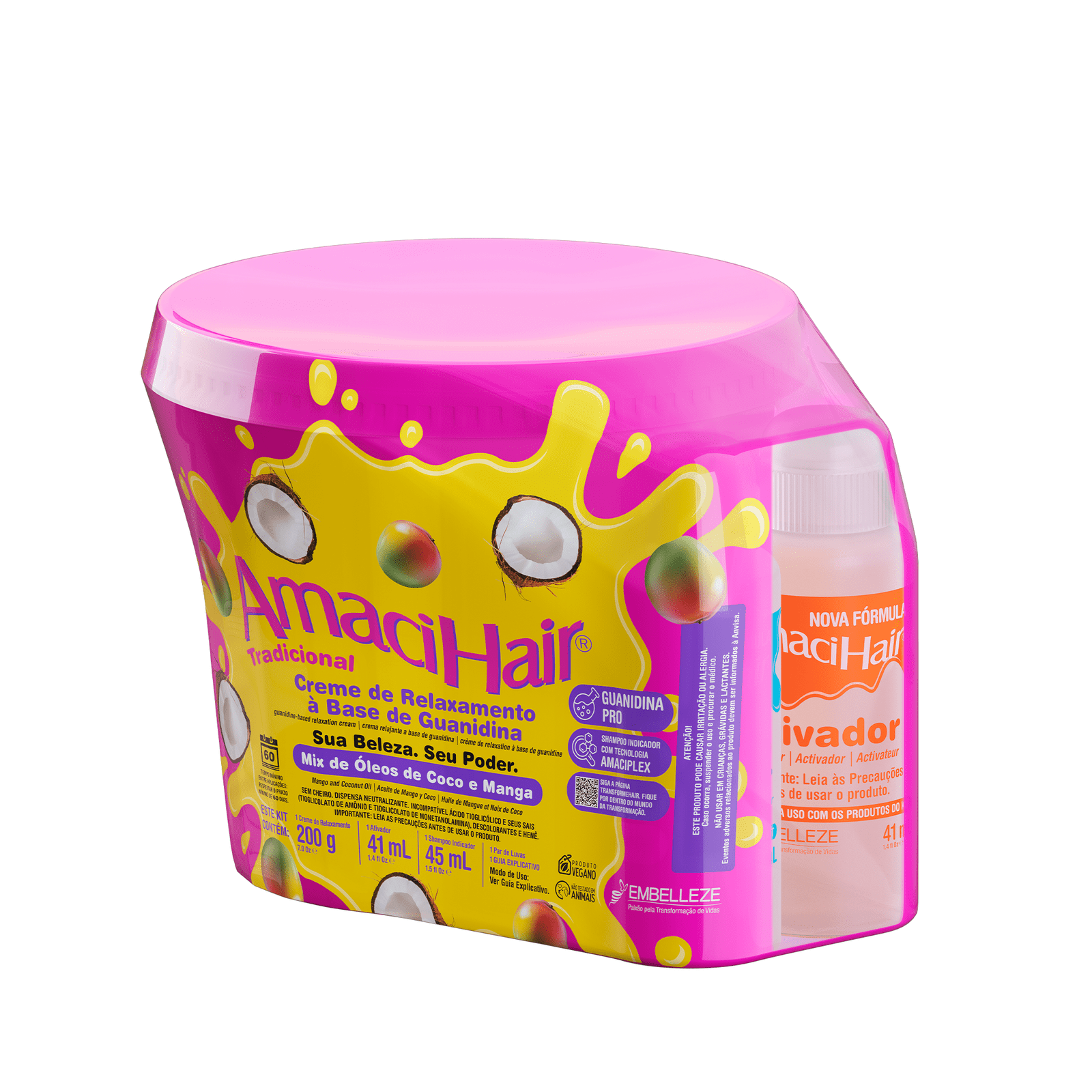 AmaciHair Creme Relaxante 200g – Embelleze