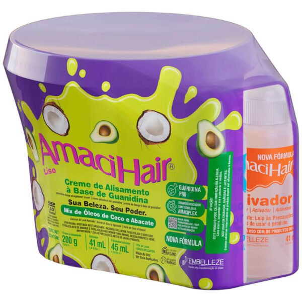 Amacihair Alisamento Base de Guanidina 200g - Embelleze