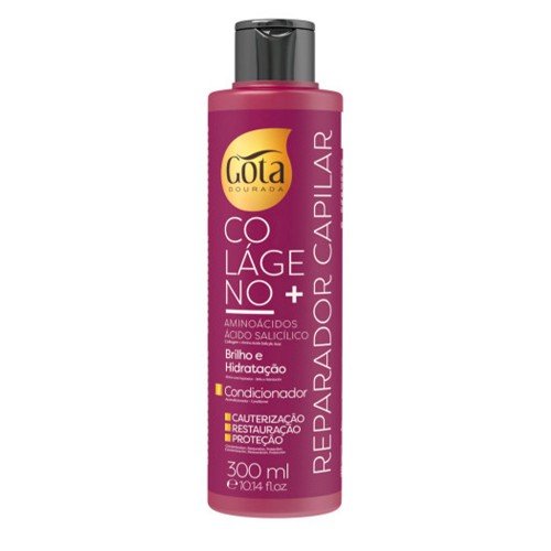 Condicionador Colágeno 300ML Gota Dourada