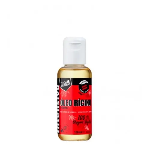 ÓLeo De Rícino + Vitamina E 100ml Real Natura