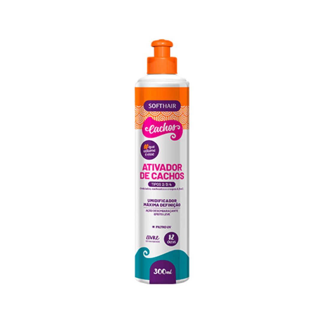Ativador de Cachos Tipo 2/3/4 - Soft Hair