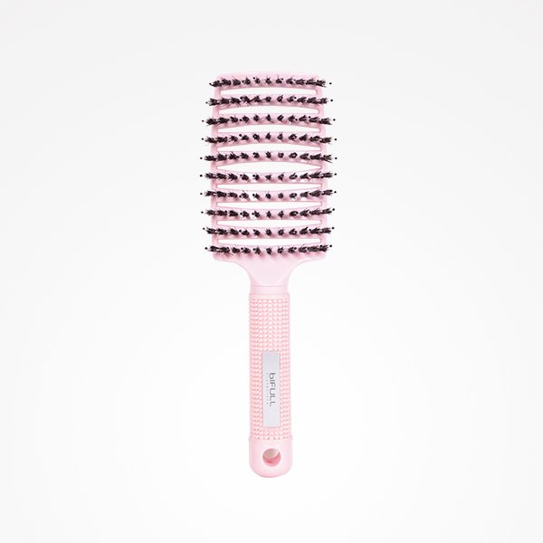 Escova Esqueleto Rosa De Pêlo De Javali E Nylon