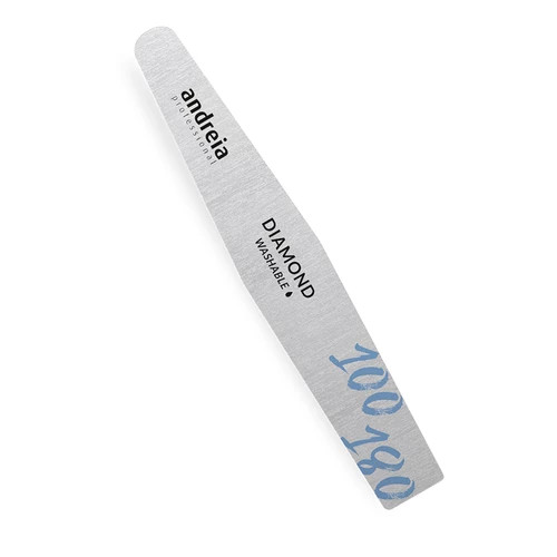 Lima Unhas Lavável 100/180 Diamond Nail File Andreia