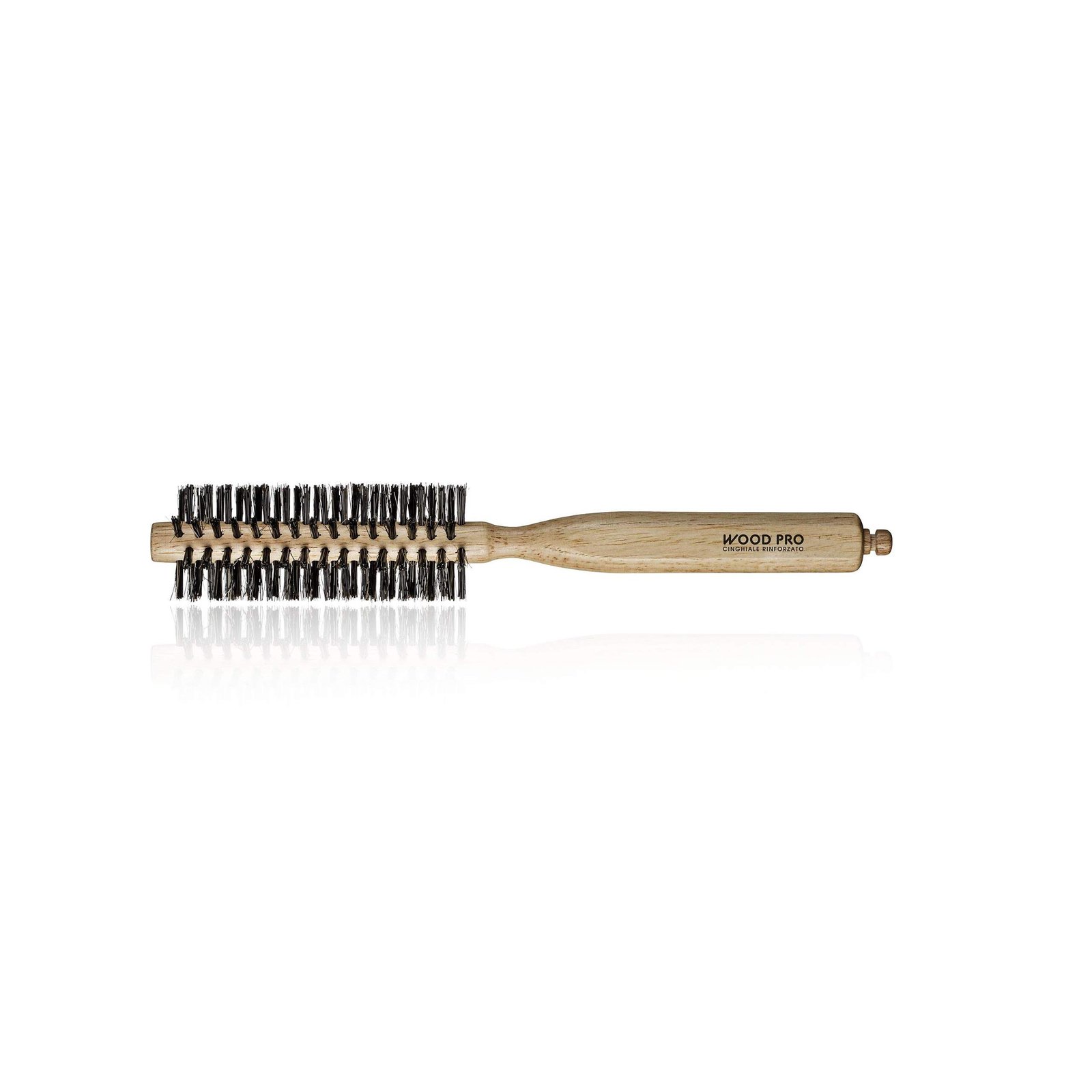 Escova De Cabelo Redonda 13 Mm Com Cerdas De Jvali E Nylon