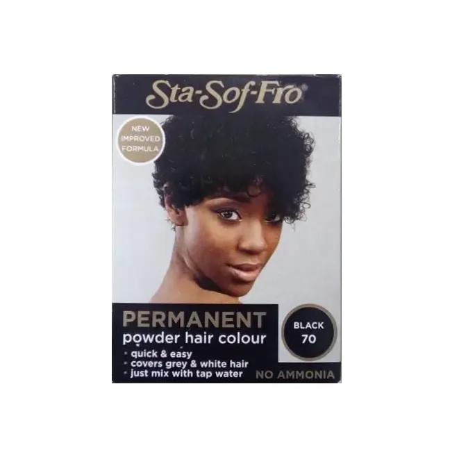 Sta-Sof-Fro Permanent Black 70 Hair Color 8G
