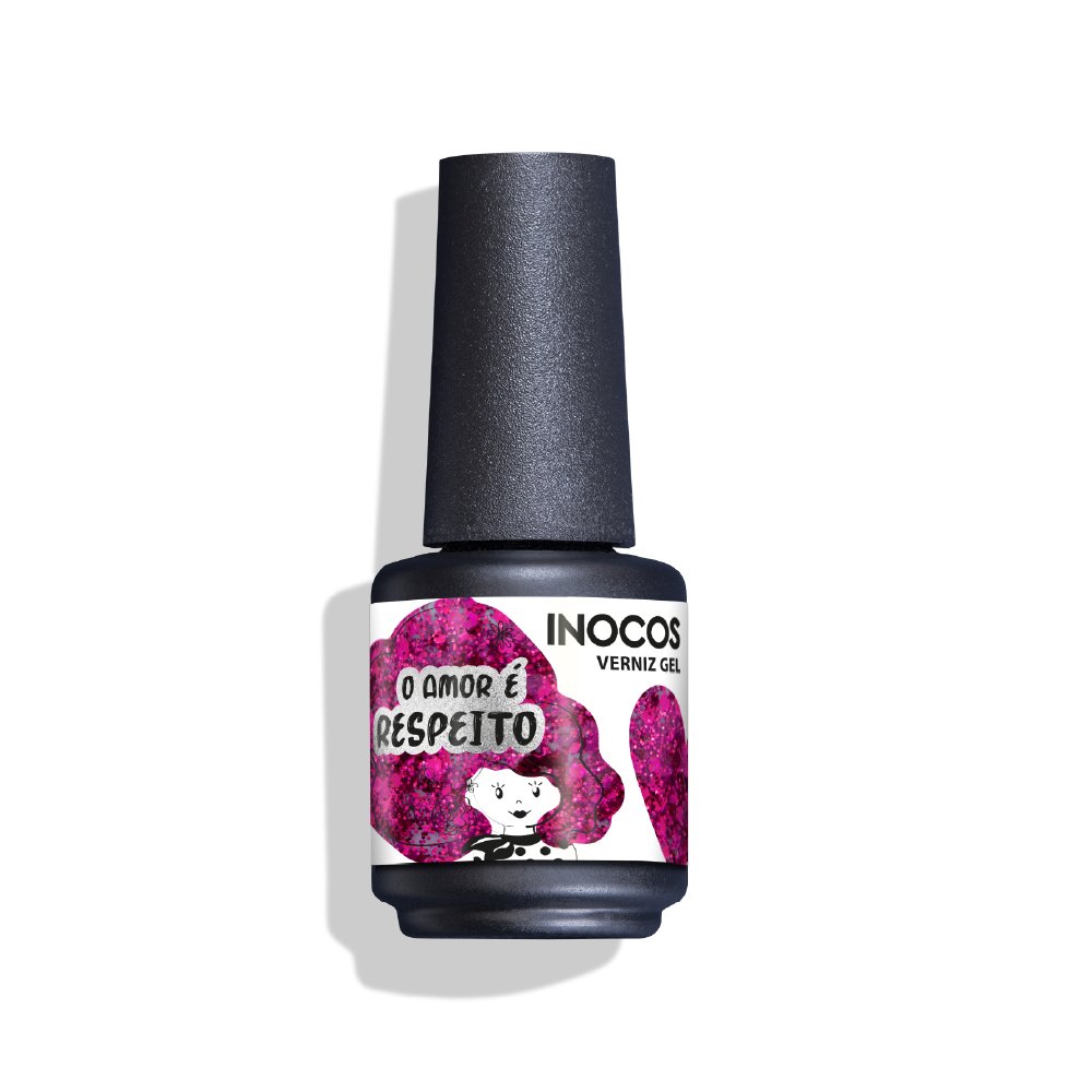 O Amor É Respeito Verniz Gel 15Ml Inocos