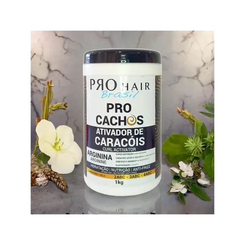 Ativador De Caracóis Arginina 1Kg - Pro Hair