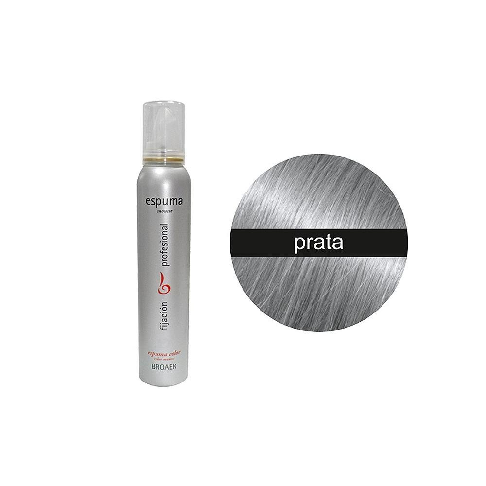 Espuma Cor Prata Broaer200 Ml