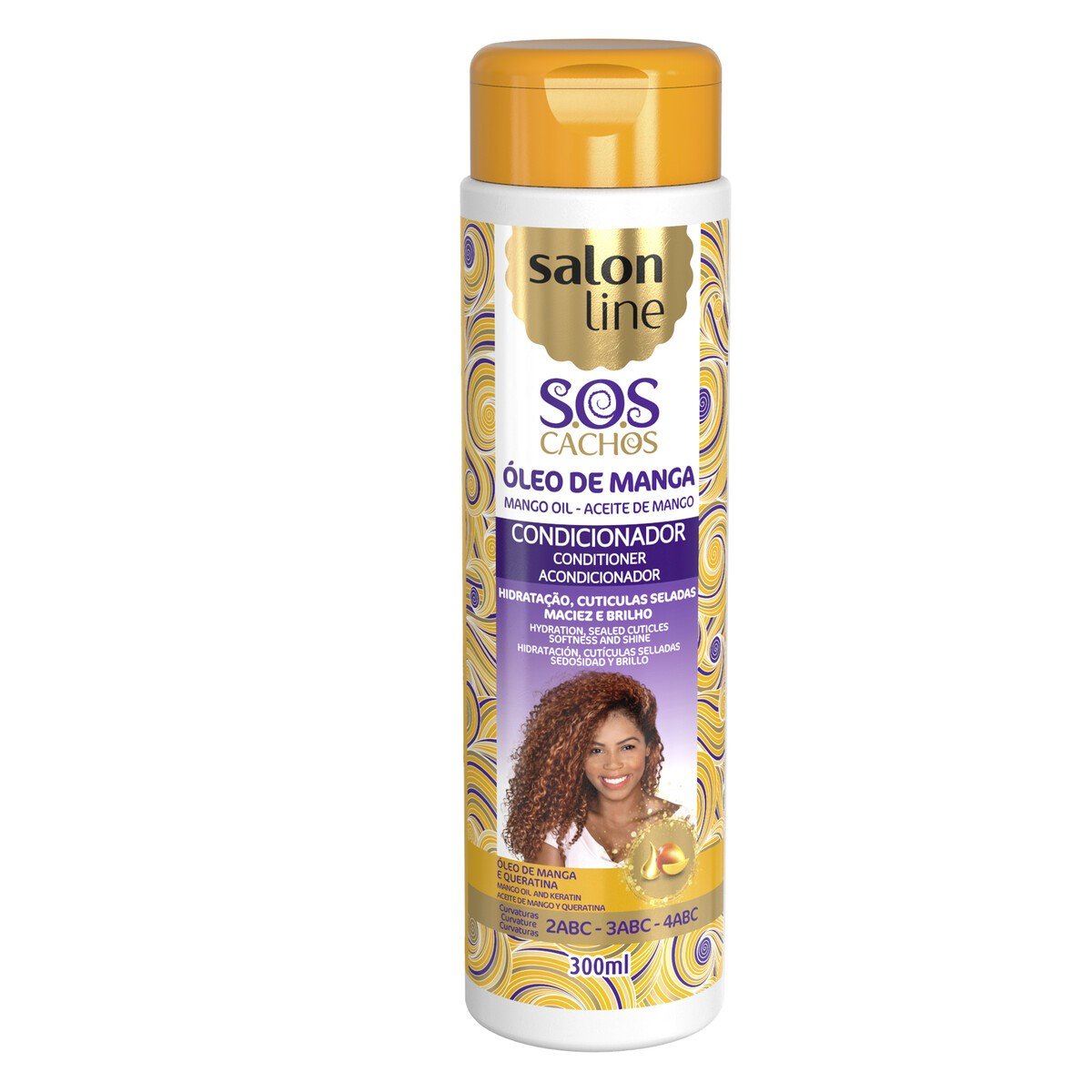Condicionador Óleo De Manga Sos Cachos Salon Line 300ml