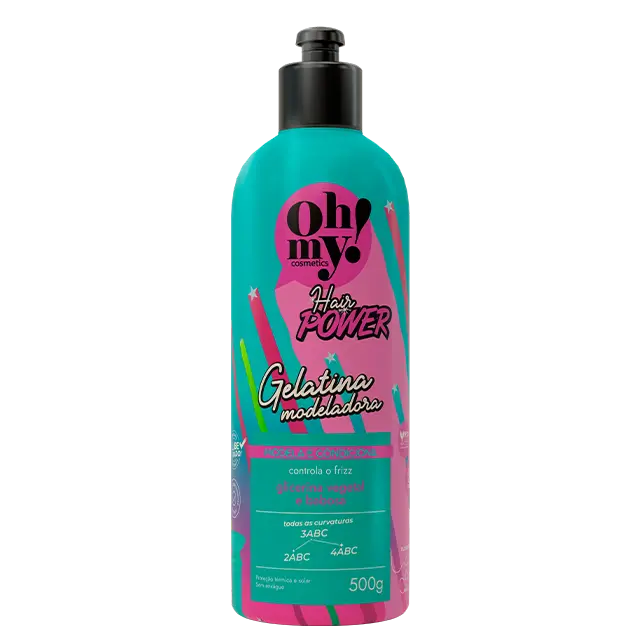 Gelatina Modeladora Hair Power 500g - Oh My!