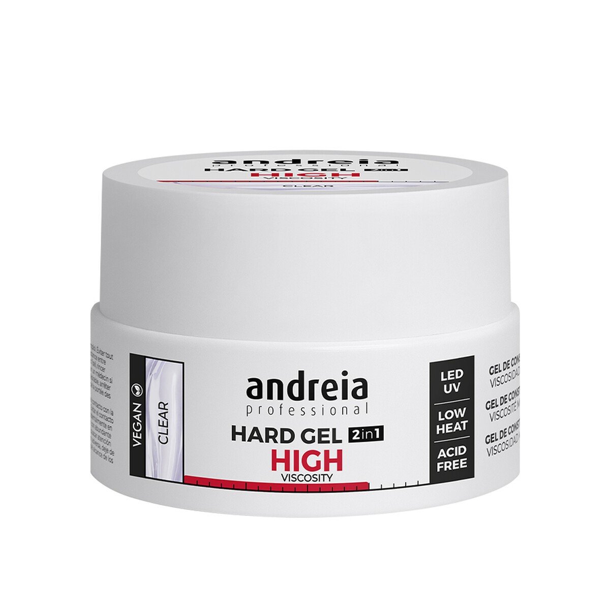 Hard Gel High Viscosity Clear 22Gr Andreia