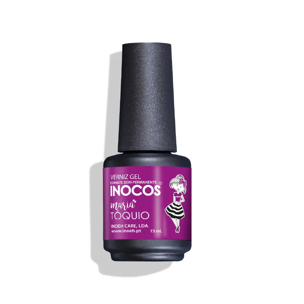 Verniz Gel Maria Tóquio 15Ml - Inocos