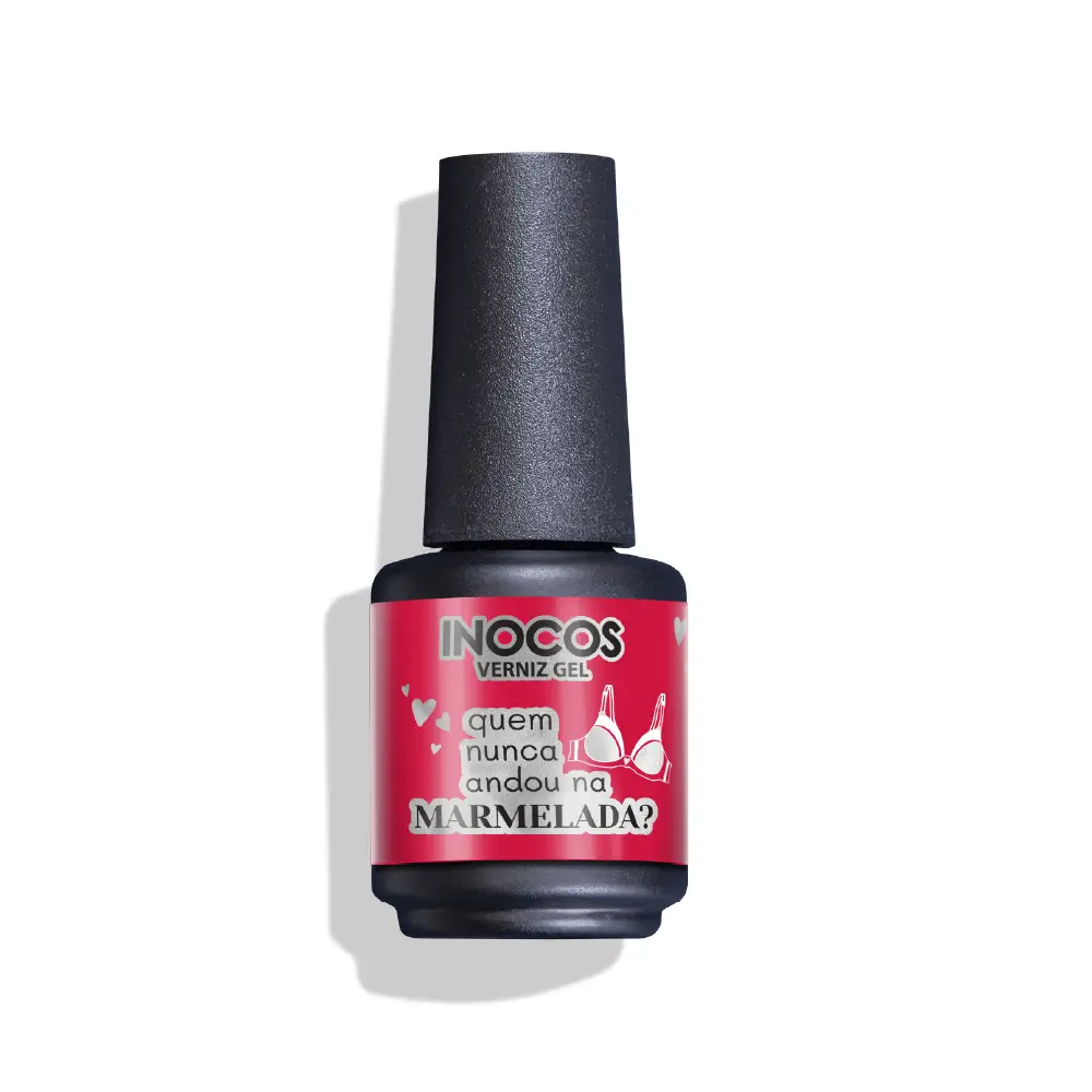 Verniz Gel Quem Nunca Andou Na Marmelada 15Ml Inocos