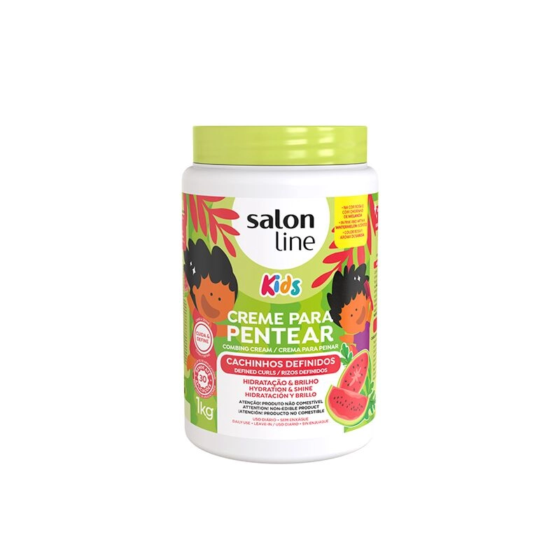 Creme Para Pentear Cachinhos Definidos Melancia Salon Line 1Kg