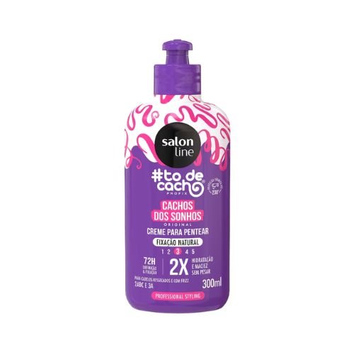 Creme Para Pentear #Todecacho Cachos Dos Sonhos 300Ml -Salon Line