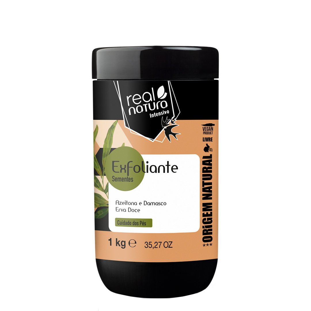Gel Esfoliante De Pés Forte 1Kg Real Natura
