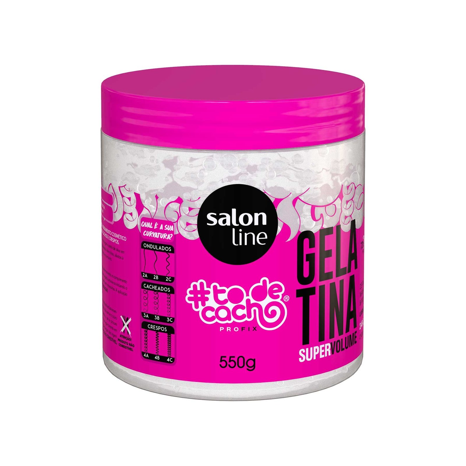 Salon Line #Todecacho Gelatina Super Volume 550G