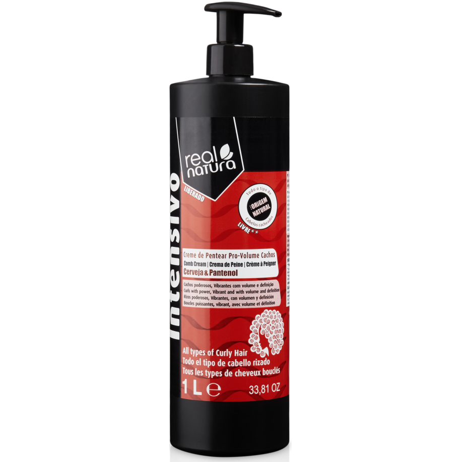 Creme De Pentear Pro Volume Cachos 1L Real Natura