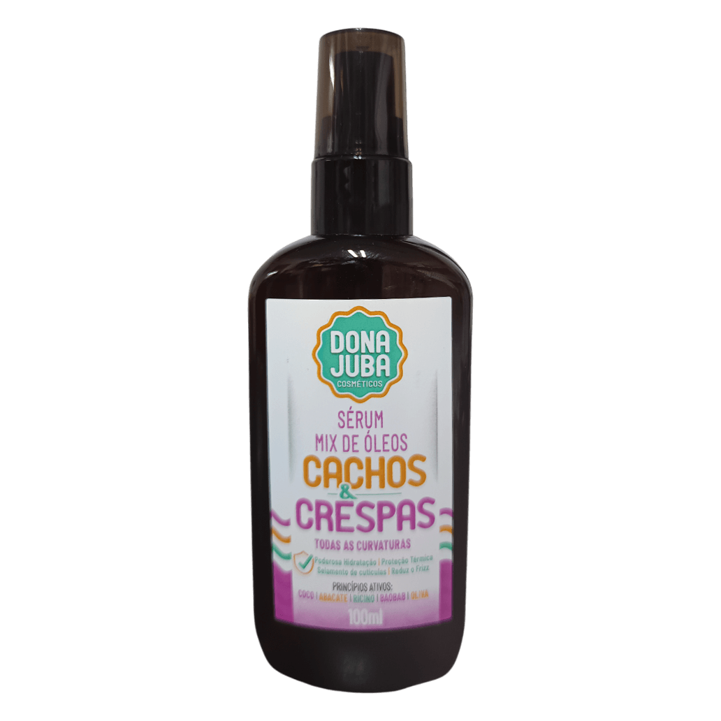 Dona Juba Serum Mix De Oleos Cachos E Crespas 100Ml