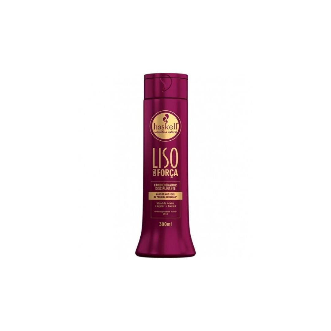 Condicionador Disciplinante Liso Com Força 300Ml - Haskell