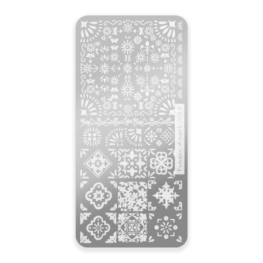 Placa Para Carimbos Finger Angel V25