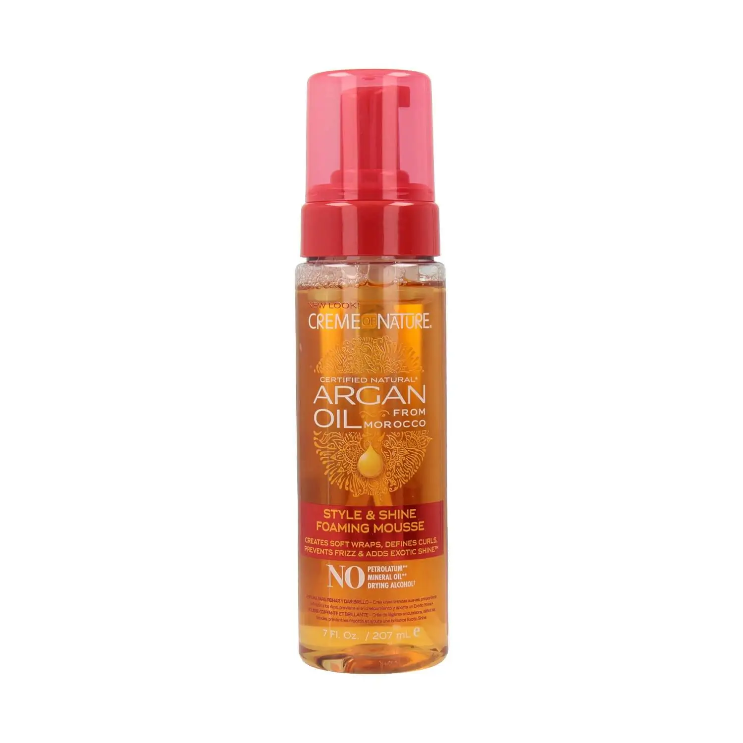 Creme Of Nature Mousse Com Óleo De Argão 207Ml 7Oz
