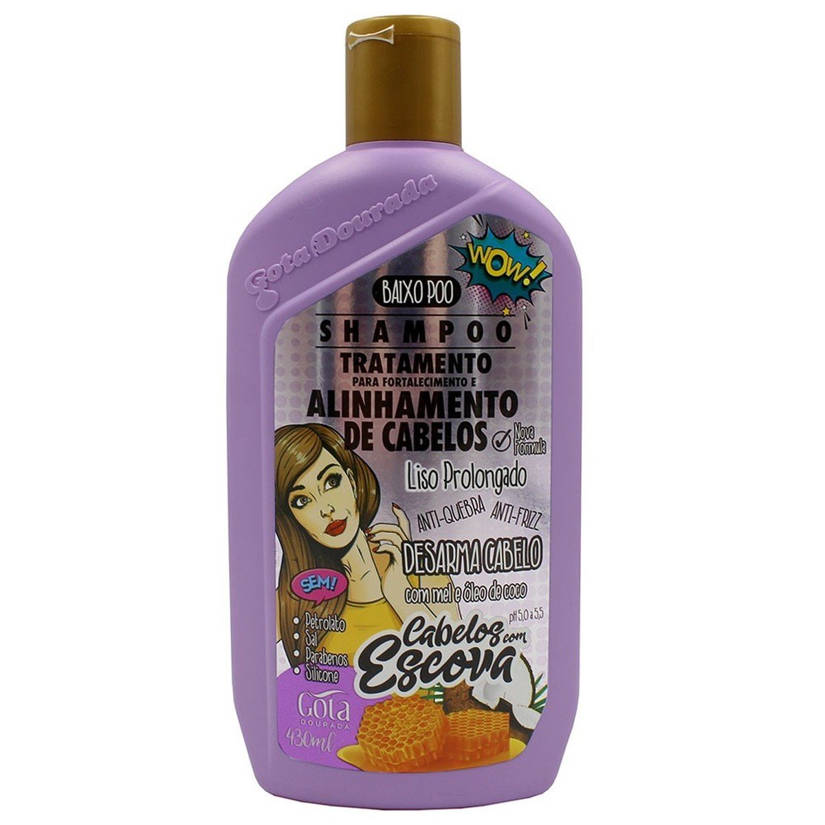 Shampoo Cabelos C/Escova 430 Ml