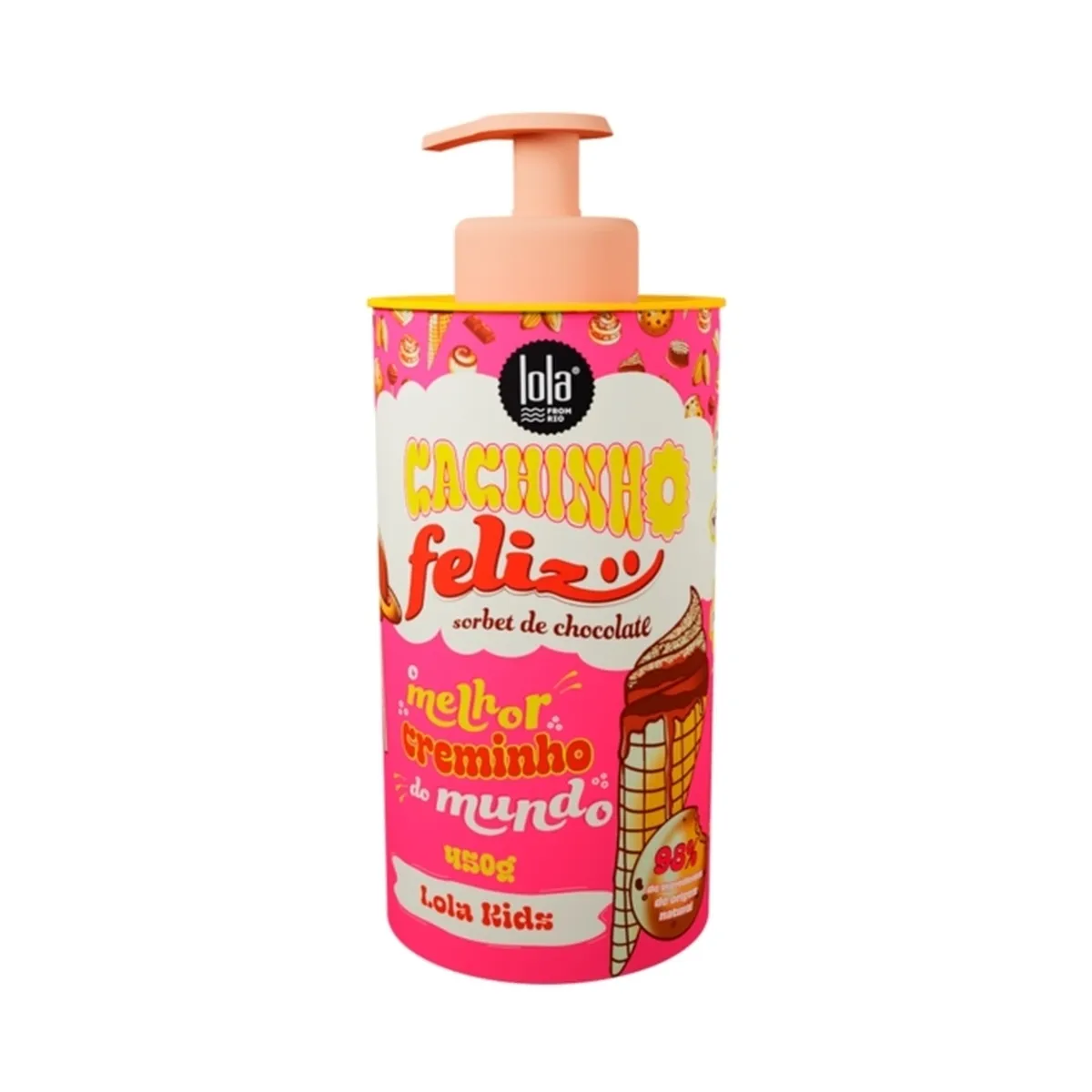 Lola Cachinhos Feliz Chocolate Creme De Pentear 450g