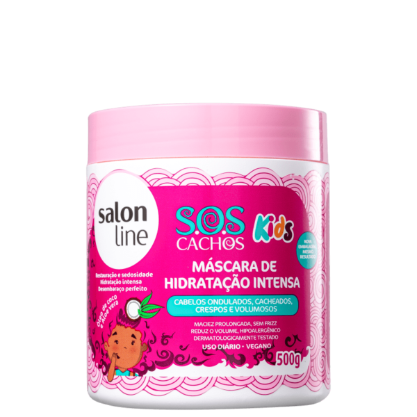 Máscara Kids Hidratação Sos Cachos 500G - Salon Line