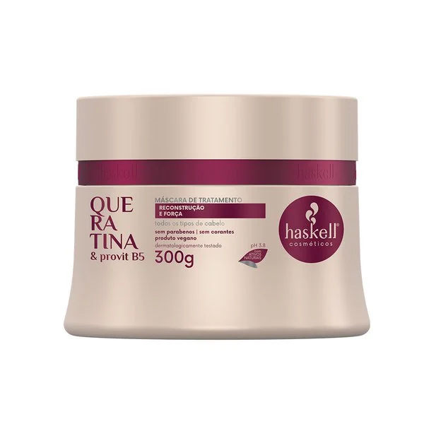 Máscara Queratina 300G - Haskell