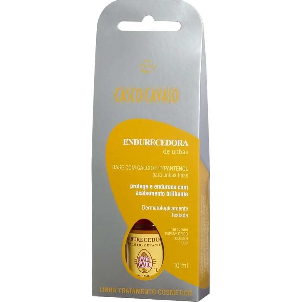 Casco De Cavalo - Base Endurecedora Com Calcio E D Pantenol 10 Ml - Blister