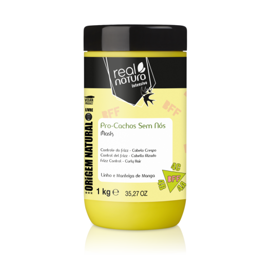 Mascara Pro-cachos Sem Nos Real Natura 1kg