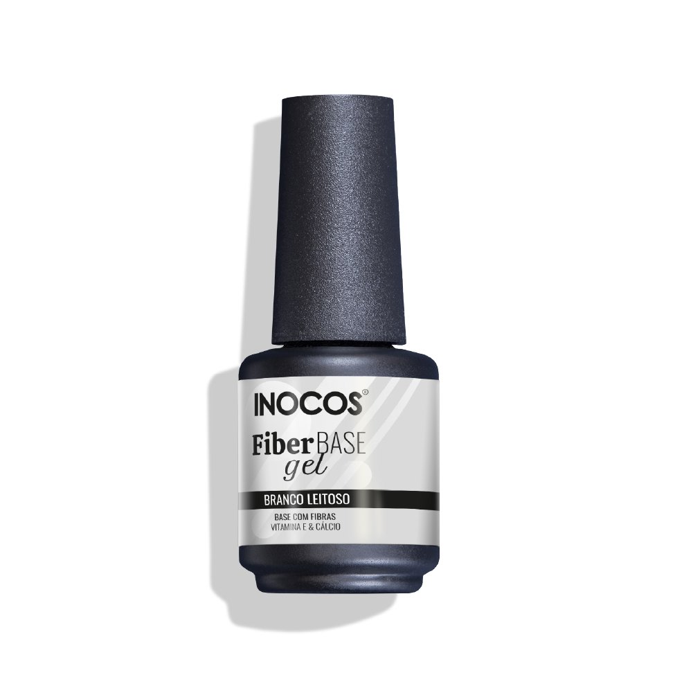 Base Fiber Gel Branco Leitoso 15Ml Inocos