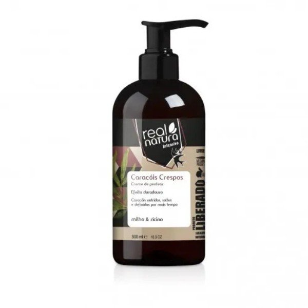 Creme De Pentear Caracóis Crespos 500Ml Real Natura