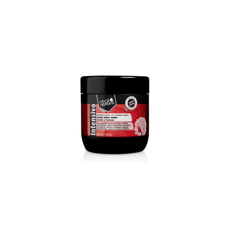 Gelatina Capilar Pro Volume Cachos 500Ml Real Natura