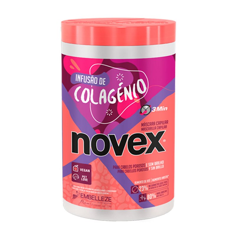 Máscara Infusão De Colagénio 400Gr Novex