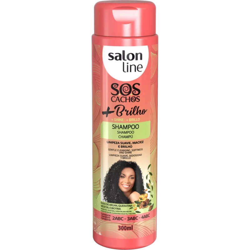 Salon Line Sos Cachos + Brilho Shampoo 300 Ml