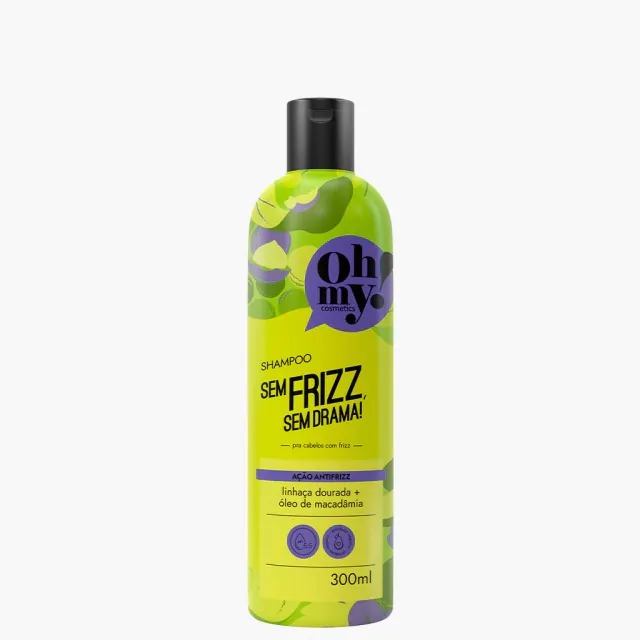 Shampoo Sem Frizz Sem Drama 300 Ml - Oh My