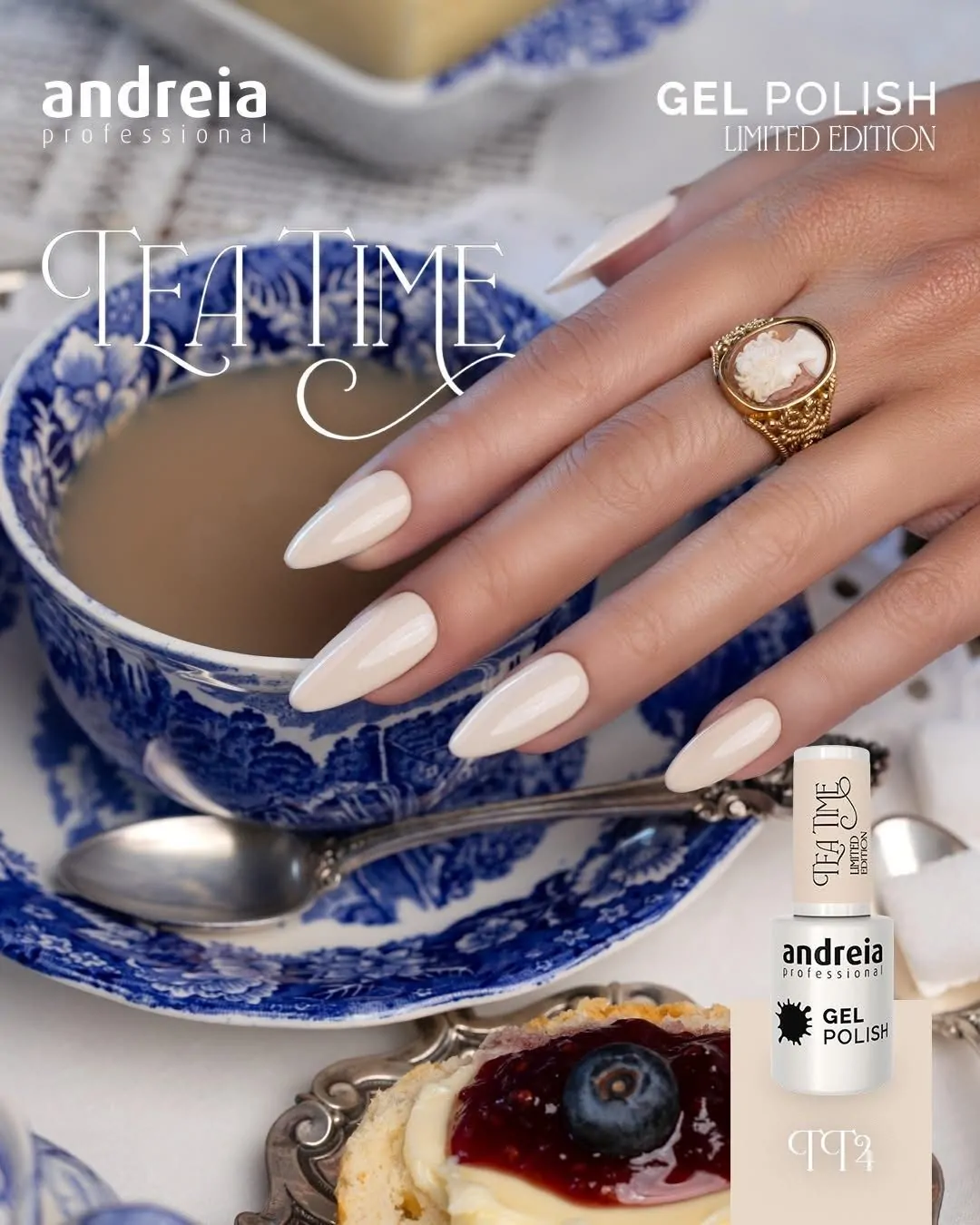 The Gel Polish Tt4- Tea Time 10,5Ml - Andreia