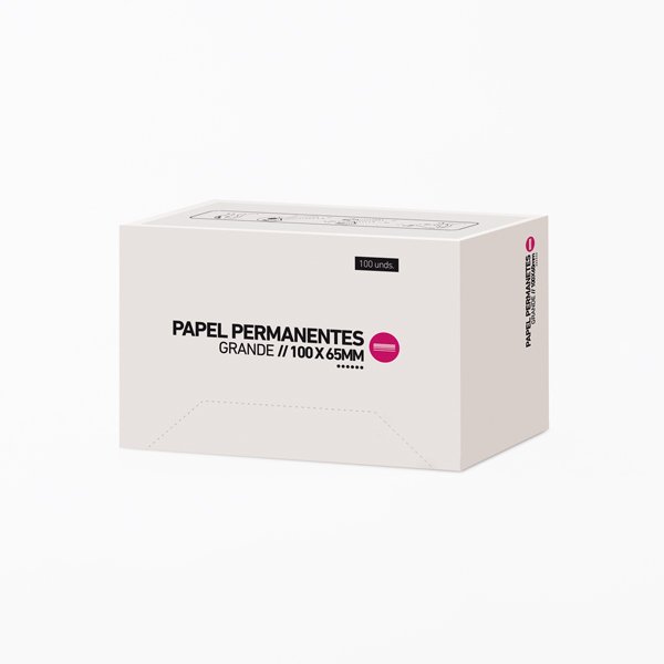 Papel Permanentes Grande 100X65Mm 100 Unds