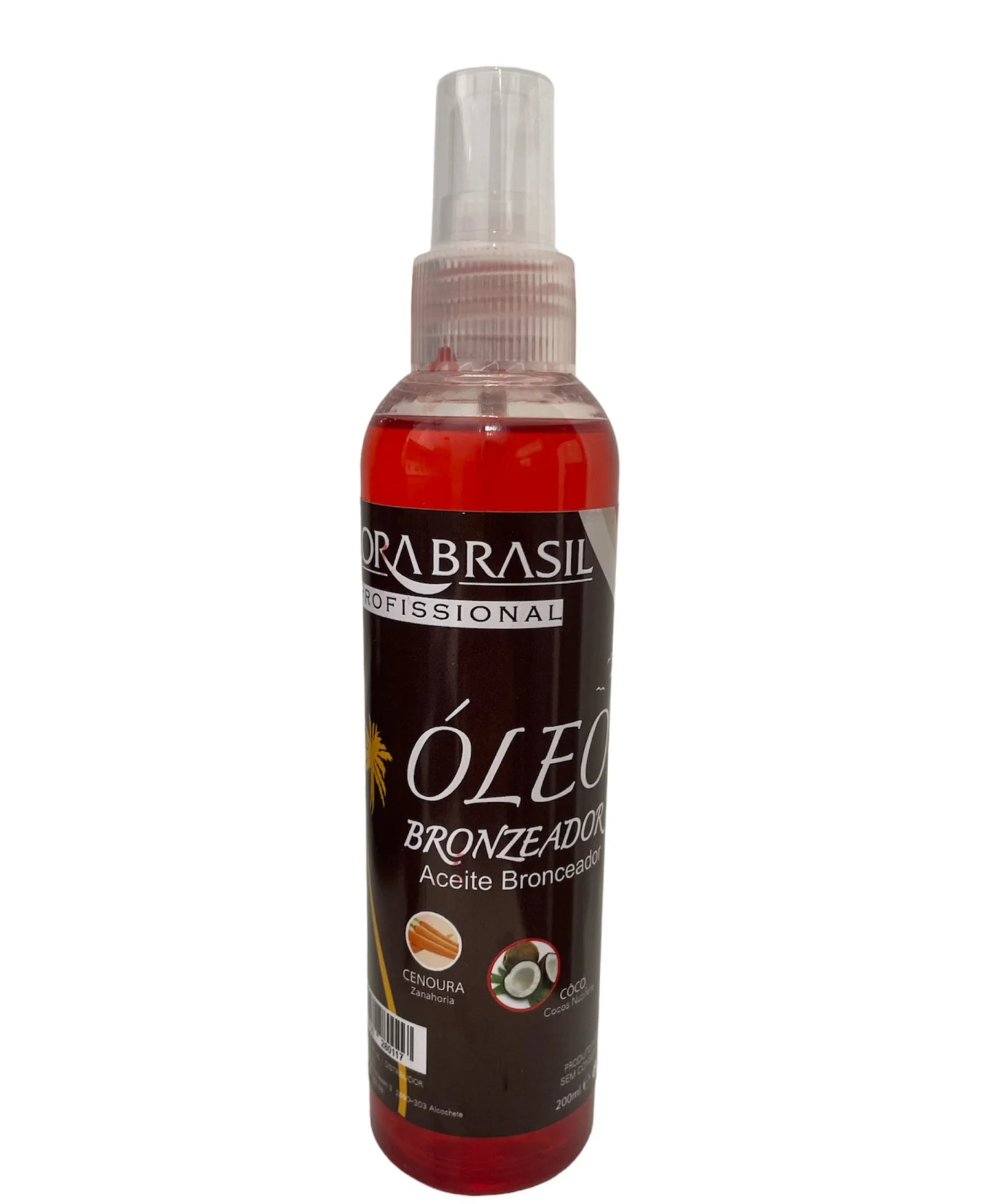 Óleo Bronzeador De Coco E Cenoura 200Ml - Flora Brasil
