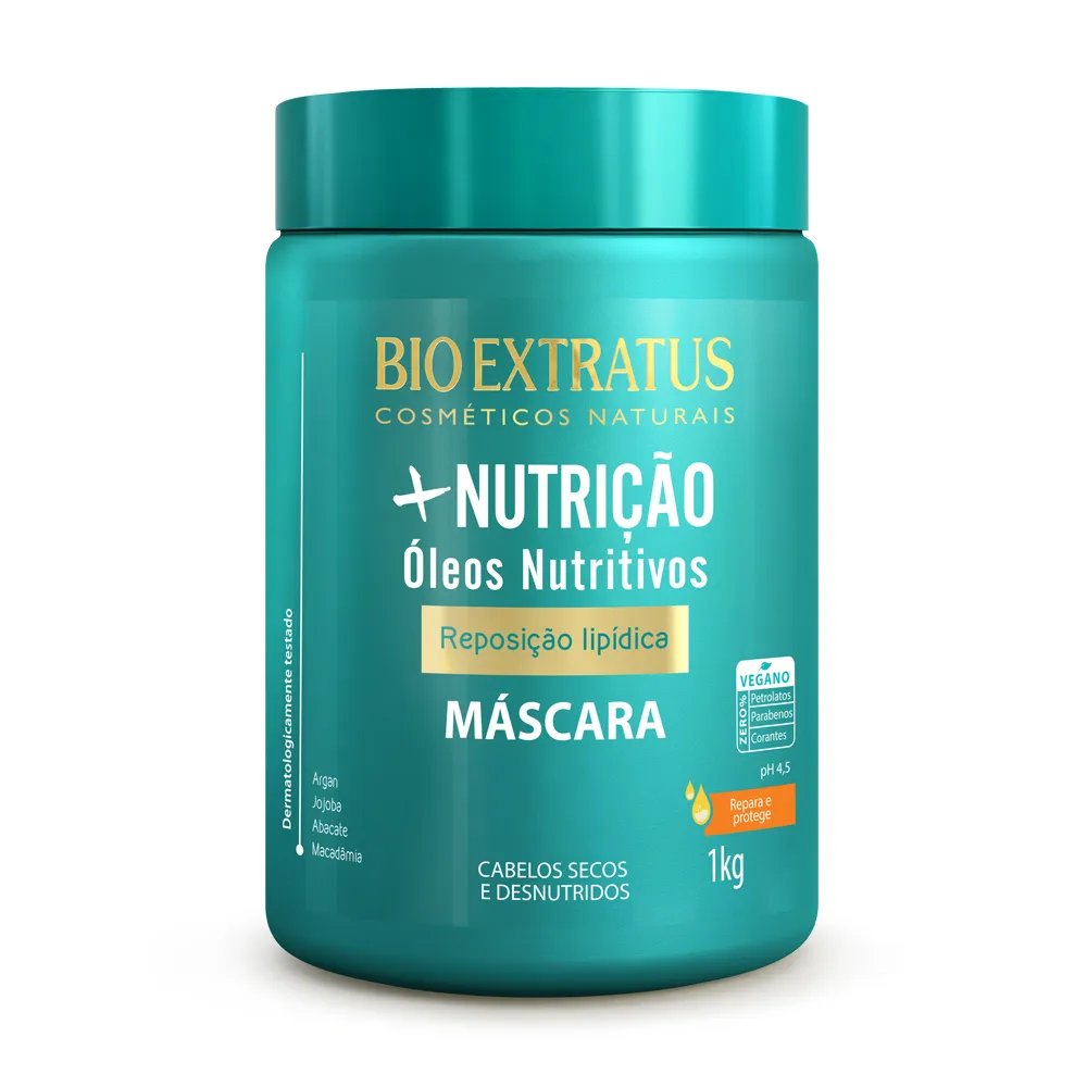 Bio Extratus +Nutrição - Reposição Lipidica - Máscara 1Kg