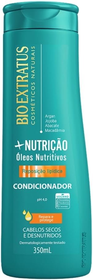 BIO EXTRATUS + NUTRIÇÃO- REPOSIÇÃO LIPÍCA - CONDICIONADOR 350 ML