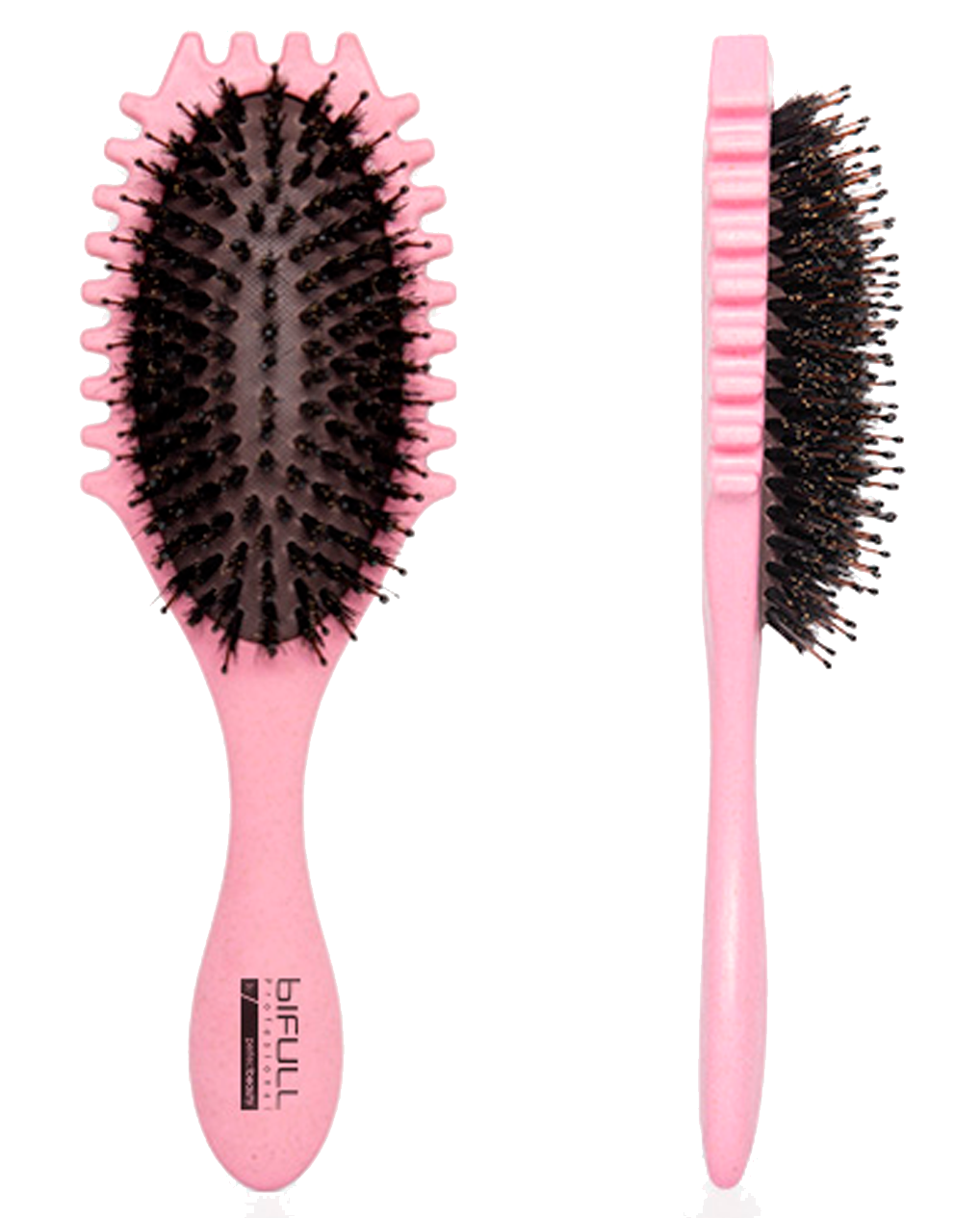Escova Modeladora para Caracóis Hula Curly Method Rosa – Bifull