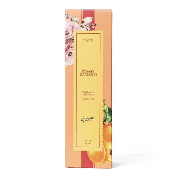 Difusor de Essencias Rosas e Damasco 120ml Sensore - Avatim