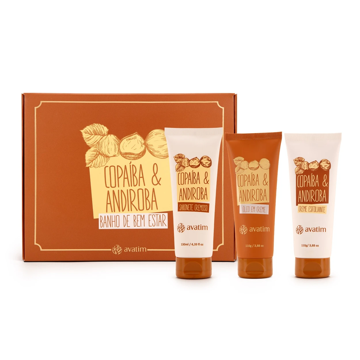 Kit Banho de Bem Estar Copaíba e Andiroba - Avatim