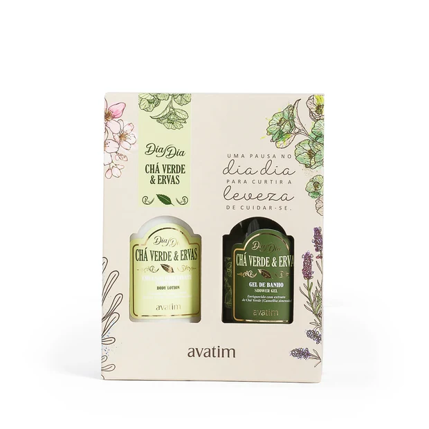 Kit Dia Dia Chá Verde e Ervas 200ml - Avatim